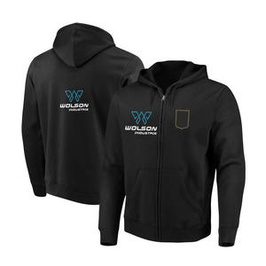 Sudadera con capucha para hombre, de diseño de alta calidad, con logotipo personalizado, de gran tamaño, 100% algodón, Polar, para entrenamiento y Fitness, venta al por mayor - Product Image 4