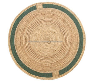 Main Indien De Haute Qualité Dernière Conception 100% Naturel Jute Tressé Tapis et Tapis De Sol tapis vente par ART INDE TEX - Product Image 1