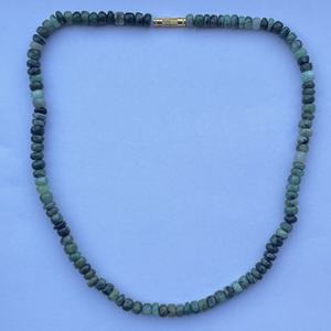 6mm 8mm 10mm Natural precioso verde esmeralda suave Rondelle cuentas de piedras preciosas collares pulseras joyería de tendencia en línea - Product Image 3