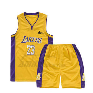 Uniforme de basket-ball taille pour hommes et adultes, uniforme de prix vente en gros - Product Image 3