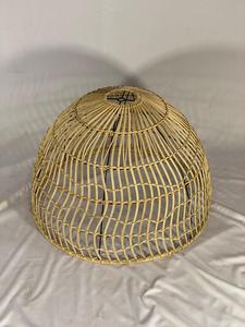 ที่ทันสมัยไม้ไผ่หวายตกแต่งแขวนโคมไฟระย้าไม้ E27ผู้ถือที่ทำด้วยมือวินเทจร้านอาหารเพดานจี้แสง - Product Image 2