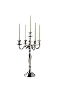 เชิงเทียนโลหะสำหรับตกแต่ง,เชิงเทียน9แขนสำหรับงานแต่งงานและคริสต์มาสใช้สำหรับตกแต่ง - Product Image 6