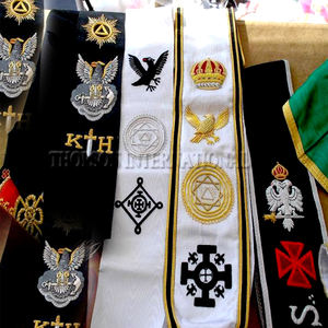 Écharpe maçonnique du Rite écossais du 32e degré, fabriquée à la main - Product Image 5