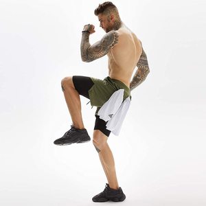 New Design Men's <b>Mid</b>-length Gym Shorts Drawstring Short - Product Image 3