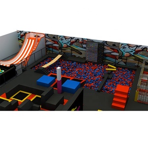 Attrezzatura per Parco Trampolini al Coperto per Adulti, Giochi di Calcio con Salto e Rimbalzo, Parco Giochi Interno >3 Anni - Product Image 4