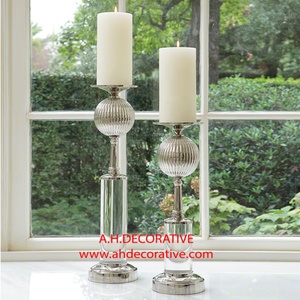 <b>Gold</b> Acrylic Stem <b>Candle</b> Holder Hot Selling Metal Crafted Decorative Handmade Metal <b>Candle</b> Holder for Decoration - Product Image 6