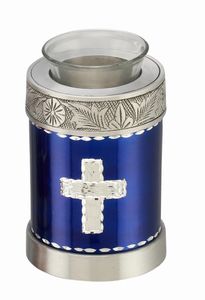 Urne à bougie commémorative en métal - Product Image 4