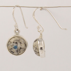 Tendance Ktwo Boucles D'oreilles Naturel K2 Ktwo Ronde Pierre Boucles D'oreilles 925 En Argent Sterling À La Mode Fine En Gros Bijoux Cadeau Pour Les Femmes - Product Image 5