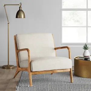Modern ahşap kol sandalye oturma odası İskandinav ev mobilyaları