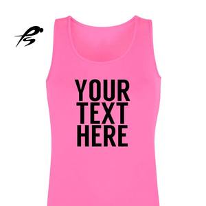Camiseta Deportiva de Tirantes para Mujer, Marca PIHA SPORTS, Diseño y Logotipo Personalizados, 100% Algodón, Cuello Redondo, Elástica, Ajustada, para Fitness, Yoga, Gimnasio, Deportes de Verano - Product Image 2