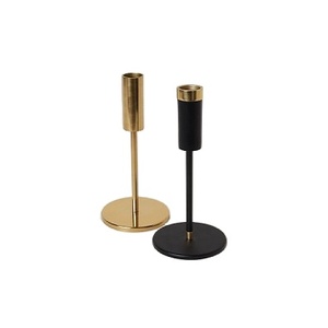 Gold and Navy <b>Candlestick</b> - Product Image 1