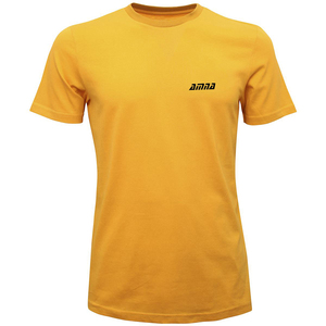 Camiseta de Color amarillo para hombre, camisetas ajustadas teñidas lisas con OEM - Product Image 1