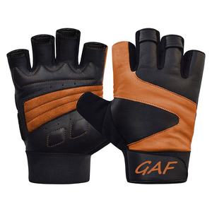 GAF Finger Less Guantes deportivos Guantes de levantamiento de pesas Guantes de gimnasio antideslizantes transpirables para hombres y mujeres - Product Image 1