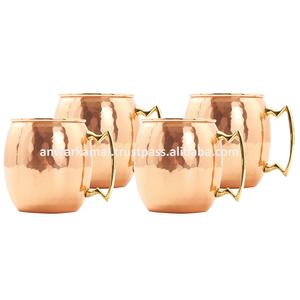 16oz de mula de Moscú tazas de cobre sólido taza estándar ruso fabricante por A.K India - Product Image 5