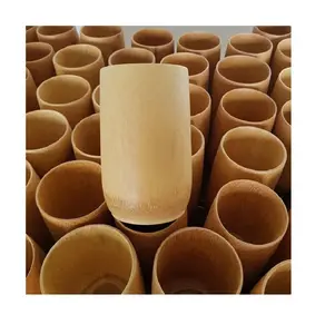 Высококачественные экспортные стандартные чашки из бамбука, экологически чистые бамбуковые кружки, 100% натуральная бамбуковая чашка ручной работы для кофе и чая