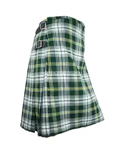 Kilt masculino tradicional escocês 13 onças, roupa de vime tartan para homens e mulheres, novo kit de lã tradicional escocês