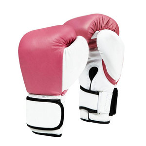 Guantes de boxeo profesionales de cuero PU, Logo personalizado, OEM - Product Image 1