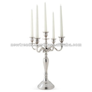 Candelabro moderno de 5 brazos para bodas y decoraciones del hogar, venta al por mayor, tamaño estándar, superventas - Product Image 2