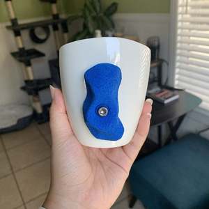 Particular Ceramic Rock <strong>Climbing</strong> <strong>Mug</strong> Coffee <strong>Mug</strong> with Colorful Polyresin Swirl Rock Handle for Avid Climbers - Product Image 2
