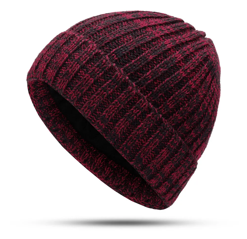 2021 di alta qualità delle donne degli uomini Beanie maglia berretto da sci a buon mercato inverno caldo stretto raccordo Unisex cappello di lana grossista