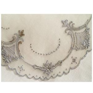Embroidery Round Rug , Embroidery <b>Doily</b> - Product Image 3