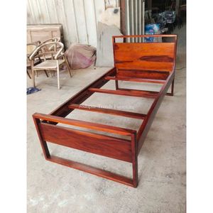 Diseño moderno estilo urbano barroco madera maciza marco de cama venta al por mayor muebles de dormitorio de la India para uso doméstico - Product Image 6