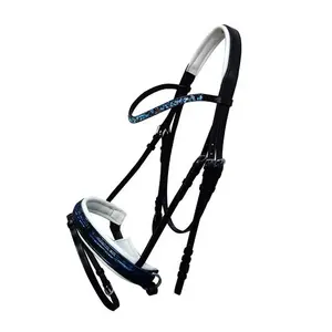 Hot Fix Stone Brow-band <b>Patent</b> Bridle - Product Image 1