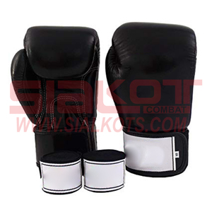 cheap quality leather kickboxing gloves - Product Image 1