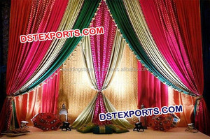 Acheter Mehndi Décor Décors Brodés Punjabi Mehndi Cérémonie Décors Rideau Musulman Heena Fonction Décors Décoration UK - Product Image 4