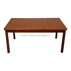 Mesa de comedor de 6 plazas de madera Sheesham para sala de estar (acabado natural) Comedor de 6 plazas de madera maciza - Product Image 2