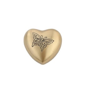 Urnas de cremación con forma de corazón de mariposa más vendidas, cenizas funerarias humanas, urnas de cremación con forma personalizada, urnas de cremación para mascotas - Product Image 1
