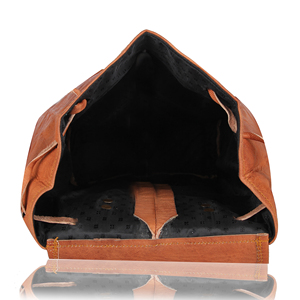 Cuir de chèvre Poches Multiples À La Main 18 Pouces Sac À Dos Sac À Dos - Product Image 6