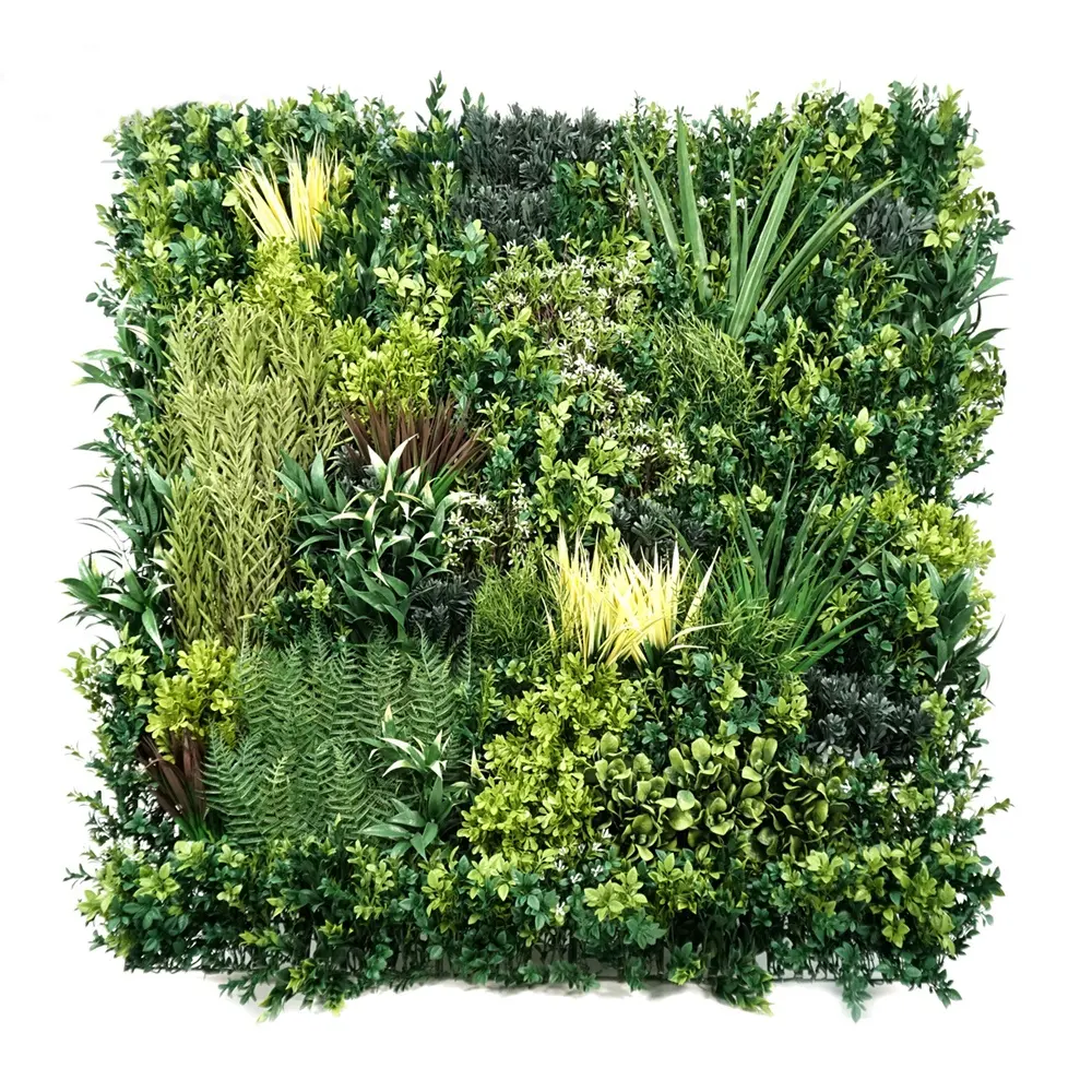 Wholesale vertical garden green plants wall artificial plants wall decor for garden