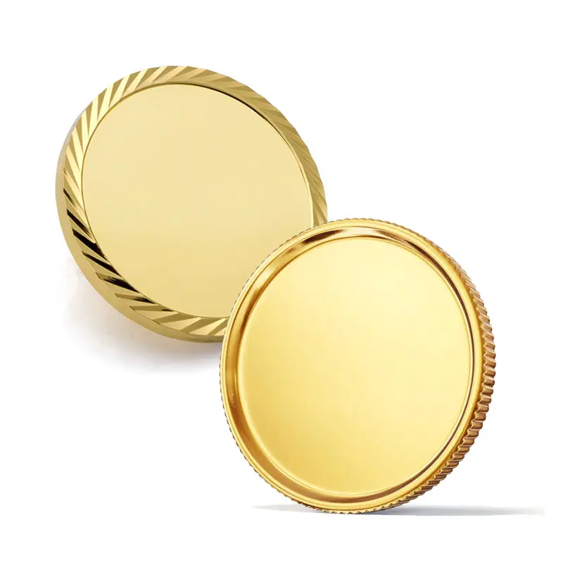 cheap rounds custom engravable challenge brass coin blanks for sale