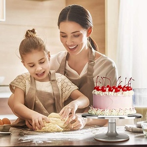 ขาตั้งเค้กแบบหมุนได้,แท่นวางเค้กสำหรับตกแต่งห้องครัวงานแต่งงานงานเลี้ยงวันเกิด - Product Image 3