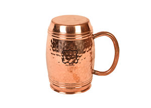 Tasse Moscow Mule en cuivre pur massif de qualité supérieure 16 oz Respectueux de l'environnement Retour à l'école - Product Image 3