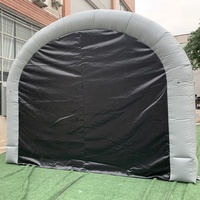 Simulateur de golf gonflable portable, tente de practice pour jouer au golf n'importe où