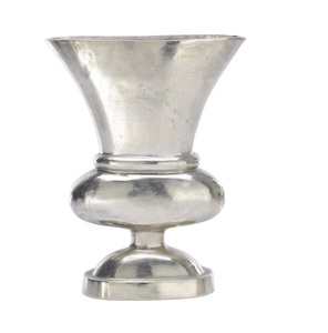 Vase à fleurs en métal fait main pour décoration de maison plaqué or de luxe Vase à fleurs fantaisie le plus vendu Vase sur pied indien élégant - Product Image 4
