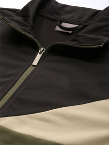 Huzaifa ชุดวอร์มผู้ชายทรงบล็อกสีเขียวมะกอกไซส์ XL โลโก้ออกแบบได้ตามต้องการสำหรับฤดูหนาวขนาดพิเศษ - Product Image 5