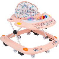 Nouveau à la mode 3-en-1 pliant bébé marchette avec 8 roues 6-36 mois doux apprentissage jouets en plastique Options musicales et lumineuses en gros