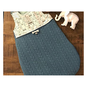 Saco de dormir para bebé tejido 100% ropa de cama de algodón orgánico saco de dormir para recién nacido TOG 2,5 Con personalización GOTS certificado India - Product Image 1