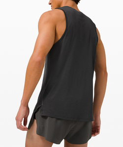 Hot <b>Mens</b> Underwear Cotton Tank Top High Quality Breathable O-Neck 240g Fabric Customized Pattern Body Building <b>Singlet</b> - Product Image 5