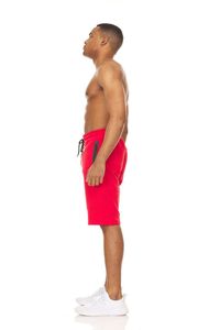 Pantalones cortos de entrenamiento para gimnasio, de material de calidad y estampado personalizado, suaves, informales, de algodón, de lana de rizo francés, venta al por mayor - Product Image 3
