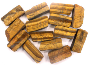 2 piezas éxitos de cristal de piedra corte duro tamaño 35-40 MM Natural Ojo de Tigre, joyas de piedras preciosas crudas haciendo - Product Image 2