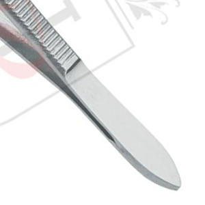 Pincettes à sourcils demi-or et demi-Satin, étiquette privée, en acier inoxydable de qualité supérieure, possibilité de personnaliser - Product Image 4