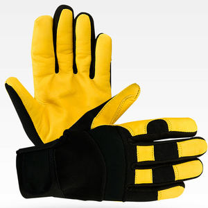 Gants de sécurité en cuir croûte Majid Impex 2021 du Pakistan, certifiés EN420, antidérapants/anti-coupures/anti-statiques, 14 pouces, personnalisables - Product Image 1