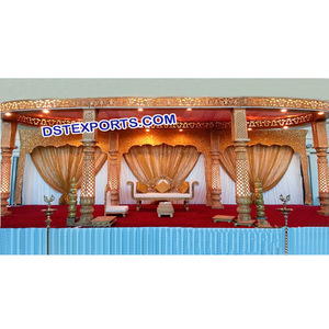 Nuevo Diseño de Mandap para Bodas Indias Dulhan, Mandap Iluminado para Bodas, Fabricante de Mandaps Roshni, NUEVA YORK - Product Image 1