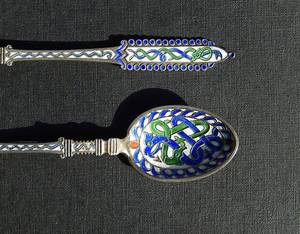 Cuillère de mariage en laiton faite à la main de haute qualité de l'Inde parfaite pour la vaisselle d'hôtel et l'ensemble de cuillères à couverts de vaisselle de dessert - Product Image 3