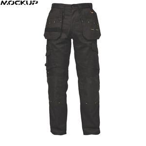 กางเกงทำงานสีดำ กันไฟ กางเกงทำงานในสนามน้ำมัน กางเกงทำงาน - Product Image 4