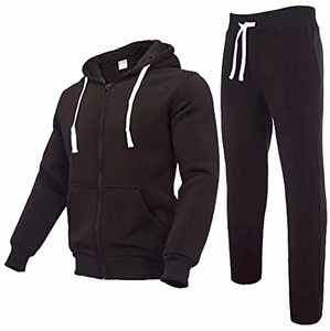 ชุดวอร์มมีฮู้ดแบบหูรูดหนาของผู้ชาย,ชุดวอร์มแบบสวมศีรษะสำหรับฤดูใบไม้ร่วงลำลองหนาสองชิ้นปี2022 - Product Image 1